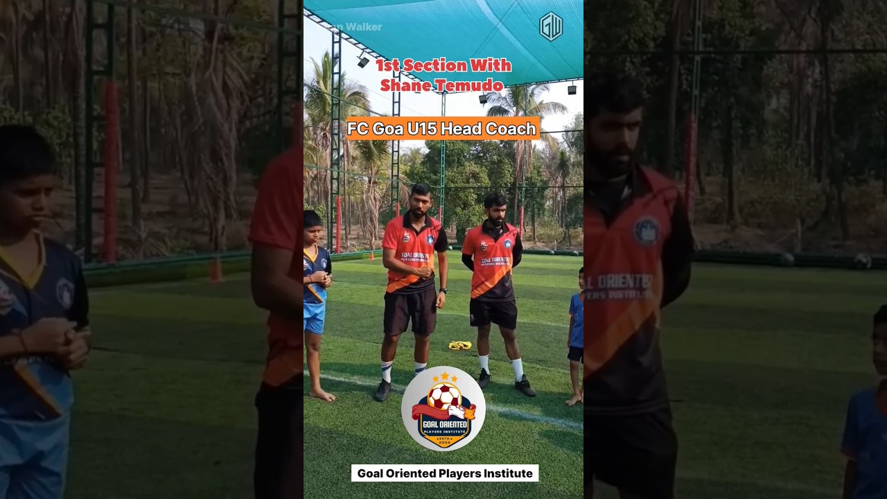 Fc Goa U15 Head Coach shane Temudo On charge🔥😍