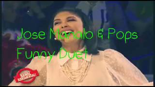 Bakit ngayon ka lang (funny duet) | Jose Manalo & Pops Fernandez