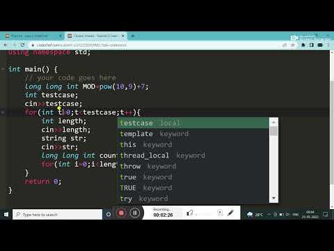 Closest Vowels || CLOSEVOWEL || CODECHEF SOLUTION || IN C++ || PRACTICE PROBLEM