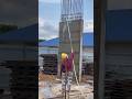 Curing Water for Concrete Columns #civilengineering #buildingconstruction #shortvideo #comedy