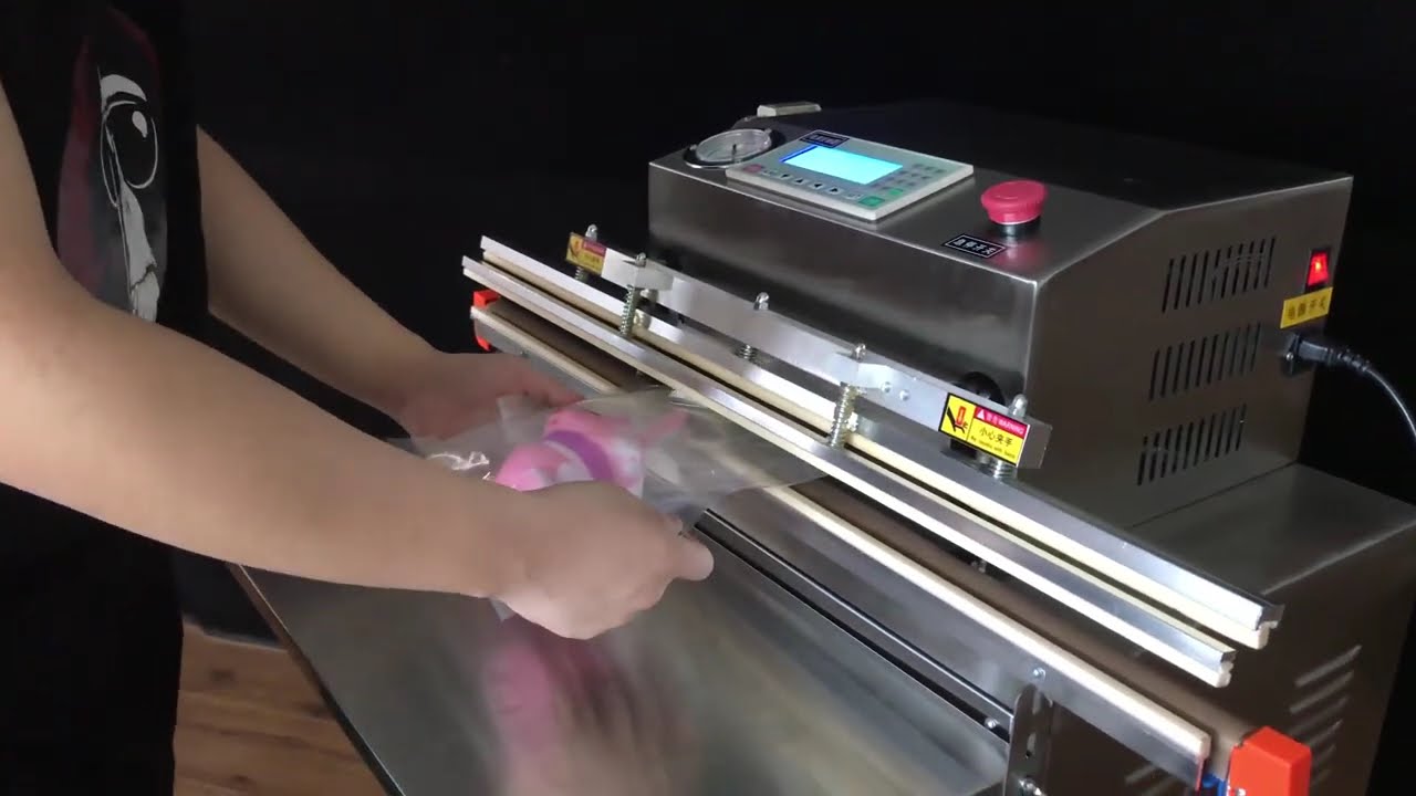 How to Vacuum Pack Large Items? 600mm External Nozzle Vacuum Sealer with Gas Flush
