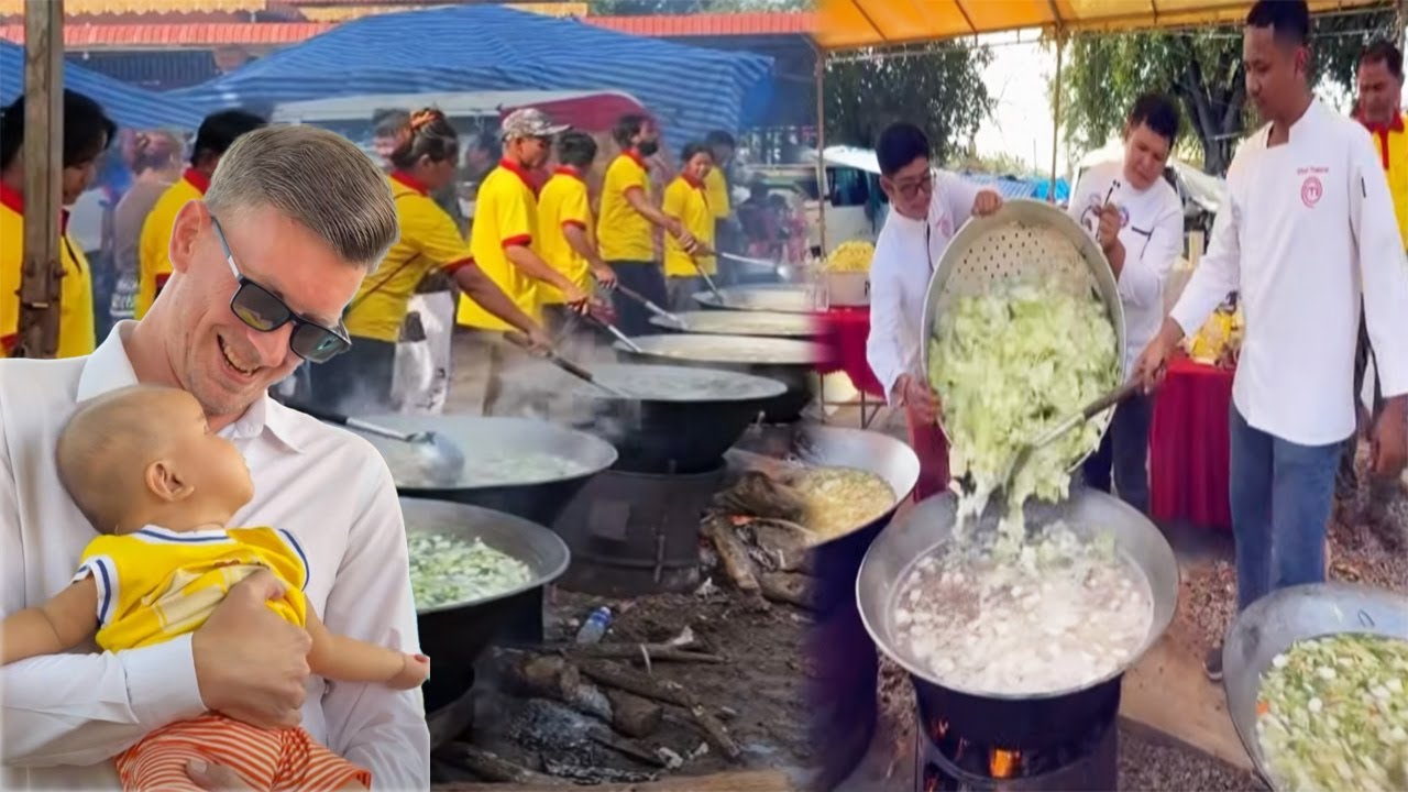 អធិកអធម​ណាស់​ ប៊ូសស្ត្រង​ ចំណាយ២០០លានធ្វេីម្ហូបអាហារជូនប្រជាជនភៀសសឹក​ 🙏🙏