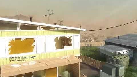 Call Of Duty Black Ops: Epic, Amazing, and Extreme Random Tomahawk Longshot Bank Shot on Nuketown!