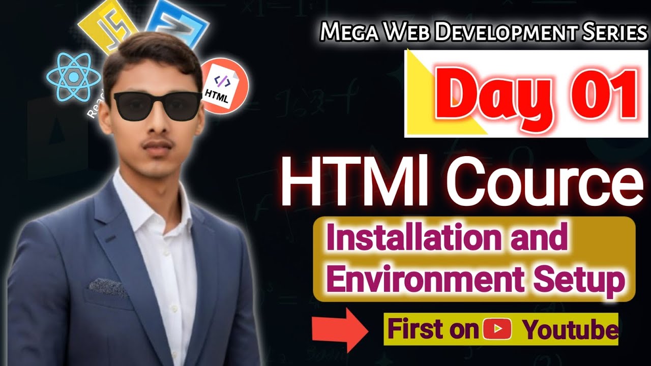 Installation and setup l Web development Course l Day 1 - YouTube