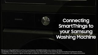 Connect SmartThings to your Samsung Washing Machine