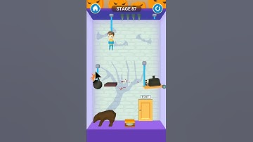 Rescue Cut Level 87 : Blooper : Android iOS Game walkthrough