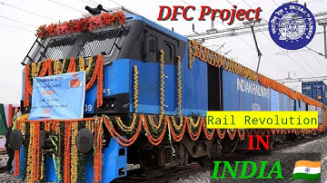 Dedicated Freight Corridor (DFC) in Cinematic|Emerging india| indian Railway| Futuristic India 🇮🇳|