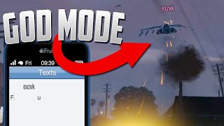 This Angry Player Uses God Mode As The Last Resort - GTA 5 Online
