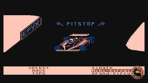 Pitstop - Rookie: Full Grand Circuit - Atari 400/800/XL/XE Emulated
