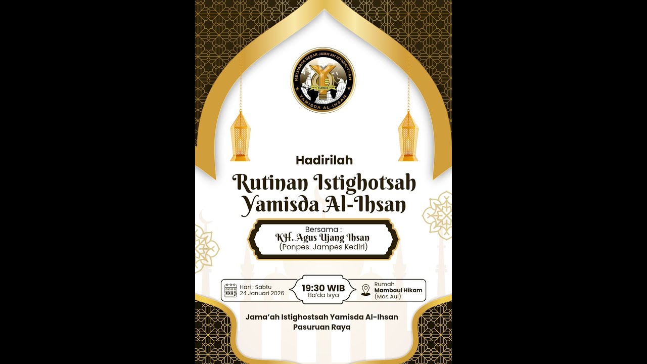 LIVE PENUTUPAN SEMENTARA JAMAAH ISTIGHOSAH YAMIDA AL IHSAN JAMPES CABANG PASURUAN RAYA