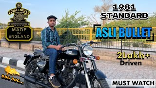 THE OG - 1981 Model Bullet Standard | Ownership Experience  After 2 Lakhs km | Must Watch