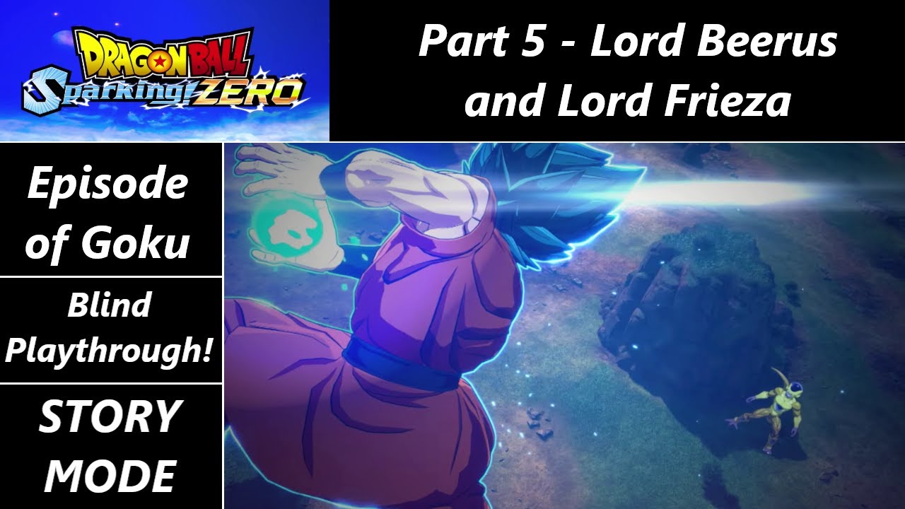Lord Beerus and GOLDEN FRIEZA | Story Mode [GOKU] DRAGON BALL: Sparking! ZERO [1080p60FPS] PART 5