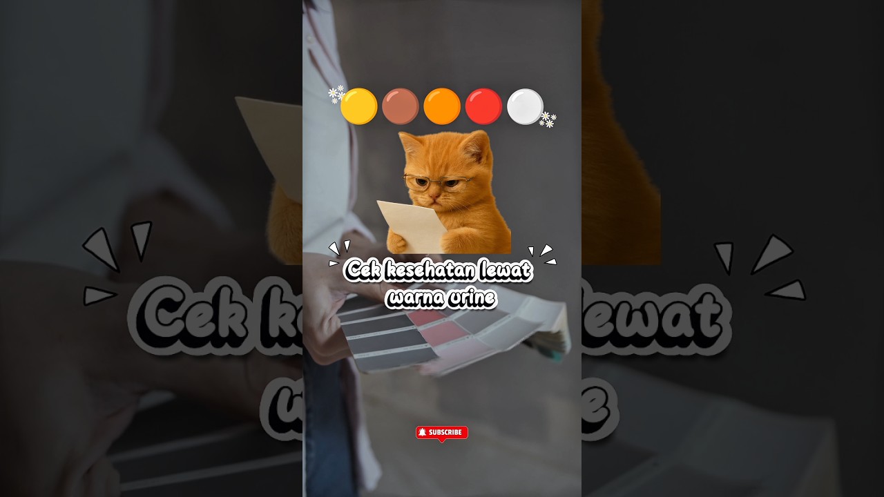 Simaklah Ciri ciri Warna Urine ‼️ 