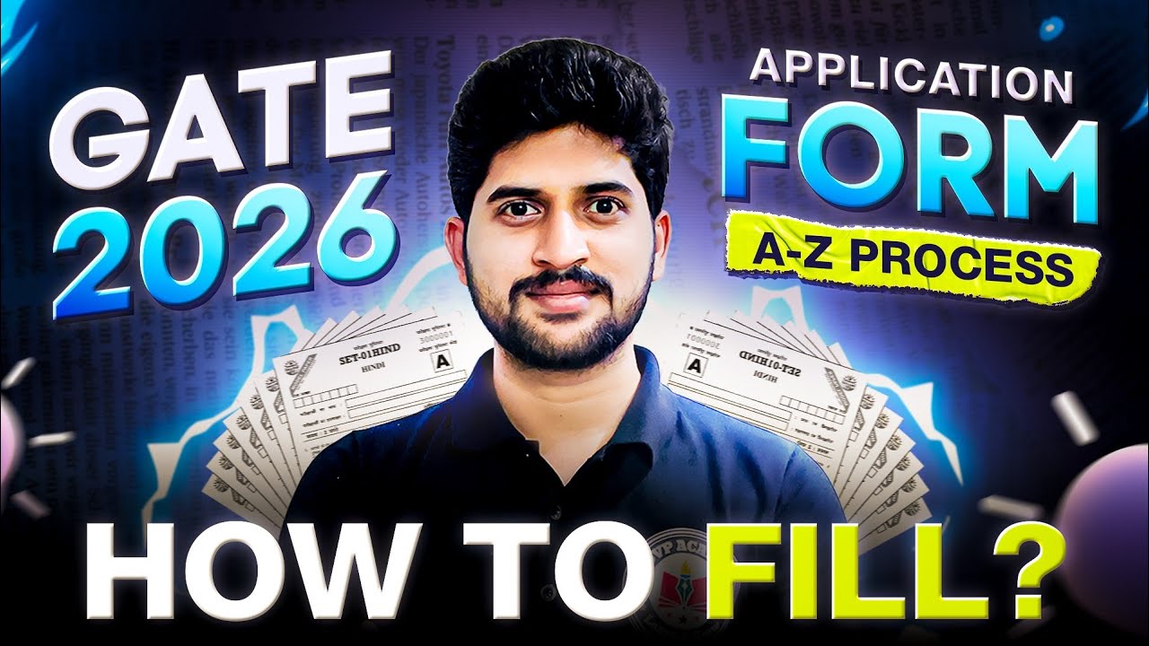 GATE 2026 | HOW TO FILL GATE 2026 APPLICATION FORM | GATE 2026 ...