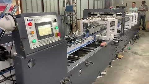 Rolam AS-800 Automatic Folder Gluer/Folding Gluing/Box Pasting Machine for Doule Side Glue Box