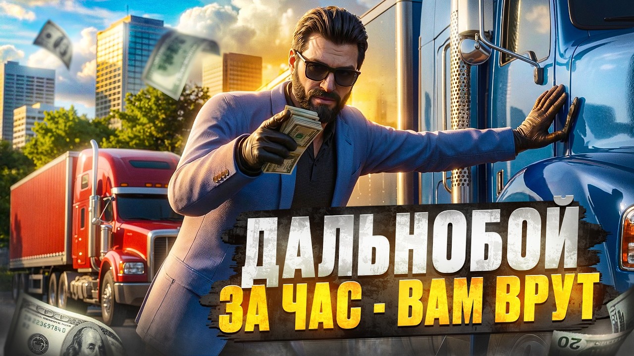 РЕАЛЬНЫЙ ЗАРАБОТОК ЗА ЧАС НА 8-9 РАНГЕ ДАЛЬНОБОЙ ФУРЫ ГАЙД НА ДАЛЬНОБОЙЩИКА В GTA 5 RP MAJESTIC