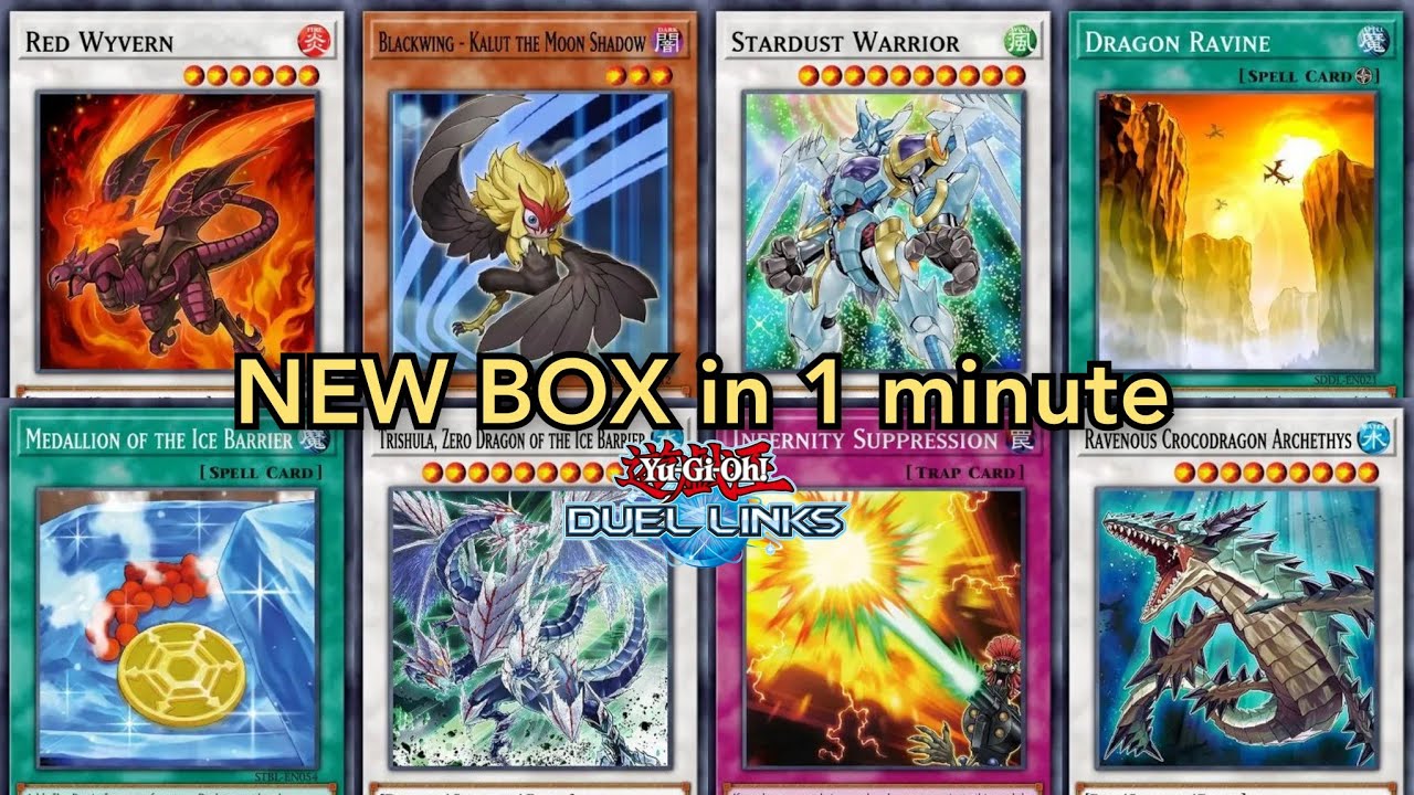 NEW BOX in 1 Minute: STARS of SYNCHRO [Duel Links]