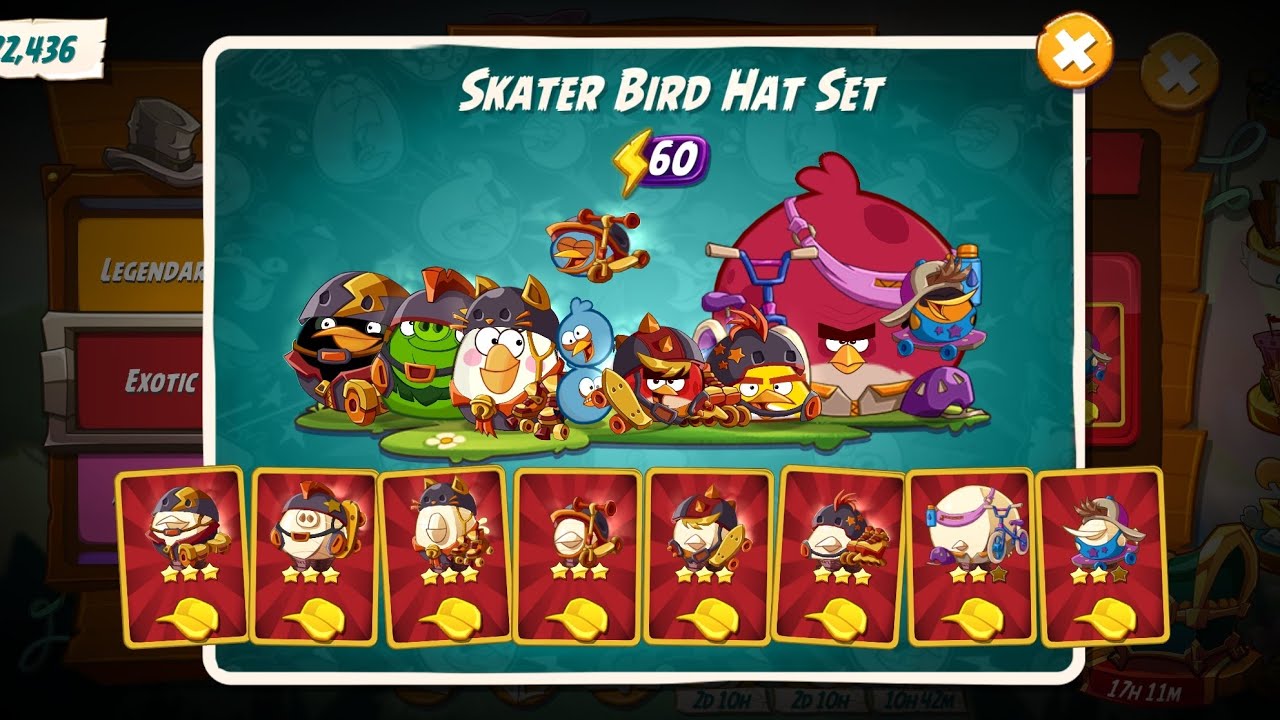 Angry Birds 2 - Tower of Fortune for Skater Bird Hat Set Session 6