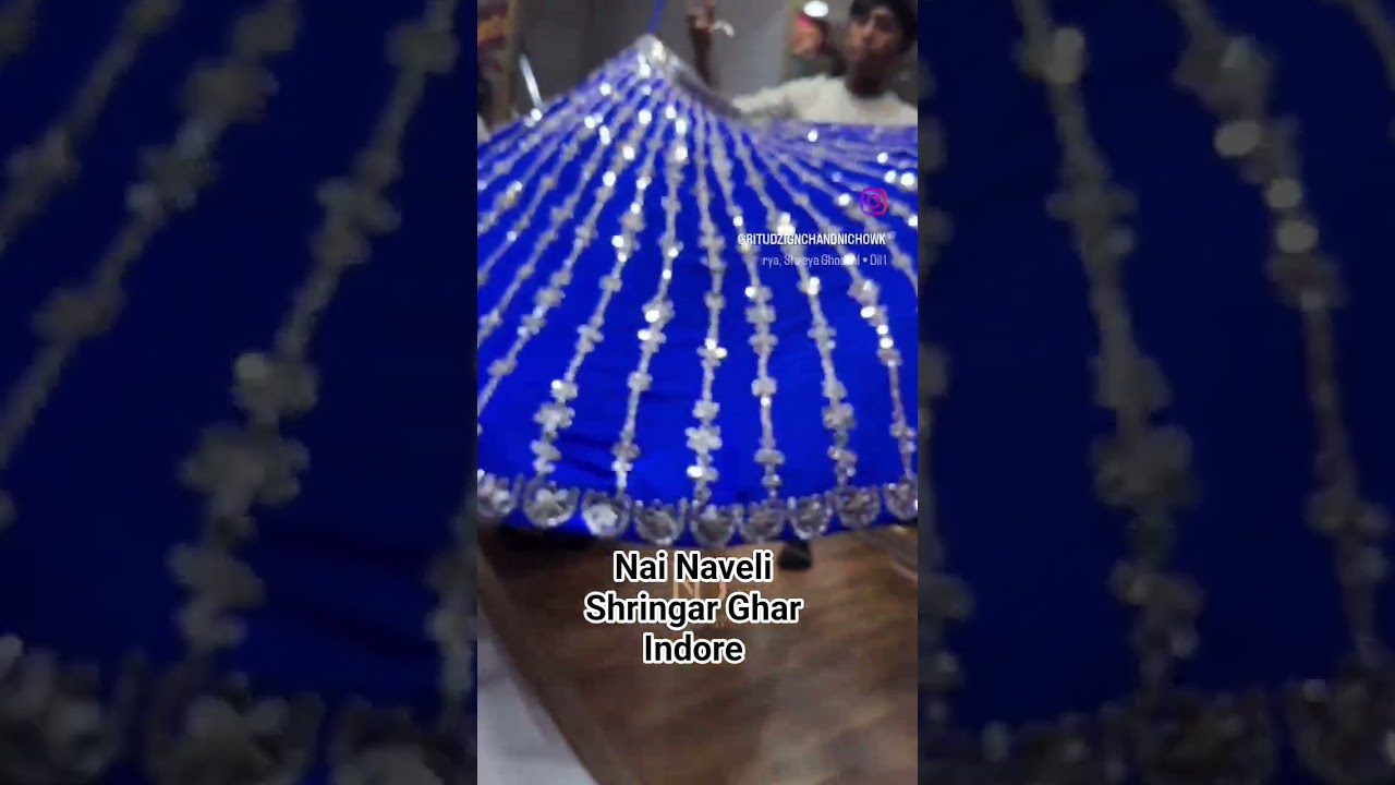 💙Royal blue lehenga on rent | Trending lehenga on rent |Indore wedding wear on rent