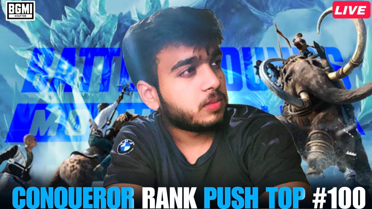 BGMI LIVE | DAY 3 NEW SEASON CONQUEROR PUSH|RANK PUSH |#TIGEROPLIVE # ...