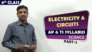 CBSE Class 6th std Science | Electricity & Circuits Part-2| 6TH CLASS SCIENCE