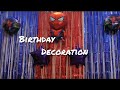 Party Prop || Spiderman Theme || Easy Birthday Decoration at Home