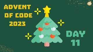 Celebrity Advent of Code 2023 - Day 11 in JavaScript Net Worth