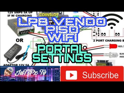 LPB Vendo Piso Wifi PORTAL SETTINGS TUTORIAL