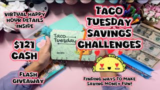 🌺🌮 Thrifty Taco Tuesday Savings 🌮🌺 $121 Cash Savings in 10 Challenges | ANOTHER Flash Giveaway 🤪🎉