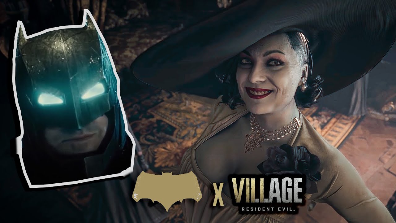 TALL Lady Dimitrescu in Gotham || Batman V Tall Lady || Resident EVIL 8 MEME || 
