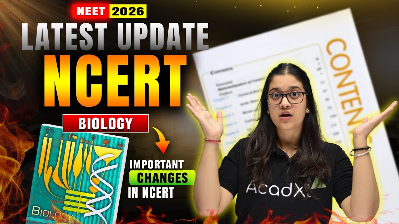 NCERT Biology 2025 Major Changes 🔥 | NEET Students Must Watch This ...