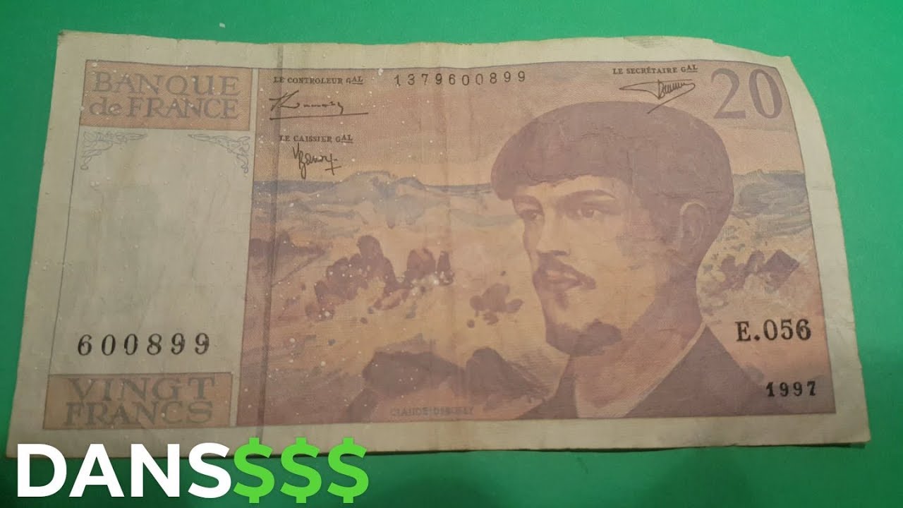BANQUE DE FRANCE Vignt Francs Banknote WORTH?