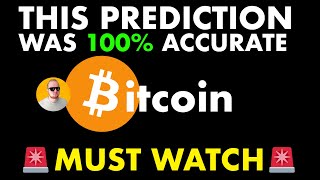 #BITCOIN COULD END THE RUN SOON IF THIS PREDICTION CONTINUES TO PLAY OUT