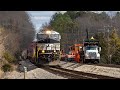 4 trains on the nw between burkeville and petersburg 11024