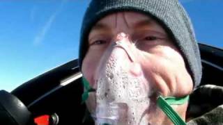 patrick flying his PW5 glider in NC MT Mitchell Wave