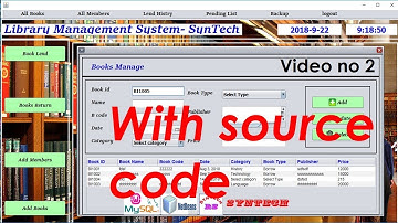 Java Library management system - step by step complete tutorial with source code #02