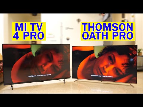 Thomson Oath Pro 55-inch 4K Smart TV Unboxing & Full Review | Comparison with Mi TV 4 Pro [Hindi]