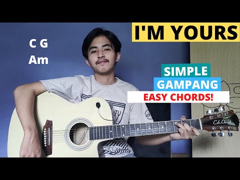 CHORD SIMPLE GAMPANG (I'm Yours - Jason Mraz) (Tutorial Gitar) Easy Chords!