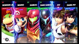 Super Smash Bros Ultimate Amiibo Fights – Request #22340 3 team battle at Mario Galaxy