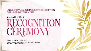LIVE: UIC College Recognition Day and  Baccalaureate Mass 2026