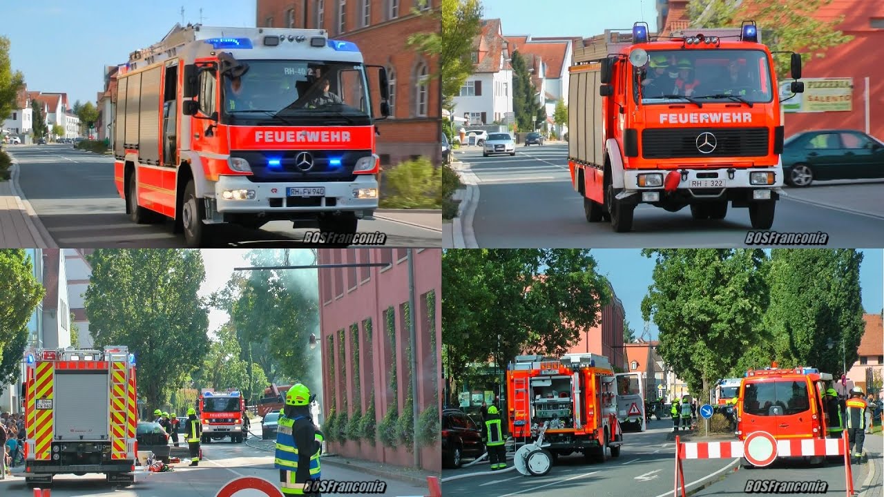 [Anfahrten + Einsatzstelle] Großübung FF Roth 24.9.16