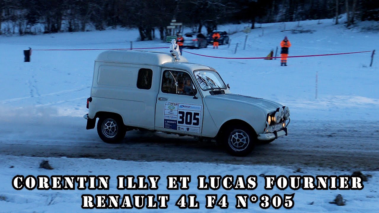 Ronde du Jura 2026 - Renault 4L F4 N°305 - Corentin ILLY et Lucas FOURNIER
