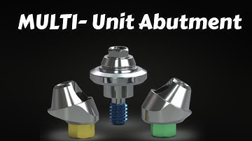 #dentalimplants  MULTI-UNIT Abutment Procedure, Uses in All on 4 Case