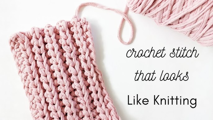 9 Crochet Stitches that Look Like Knitting: Free Crochet Stitch Tutorials -  Tiny Couch Crochet