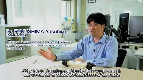 Efficient Conversion to Useful Chemical Products Making Use of Atmospheric CO2/ Dr. FUKUSHIMA Y.