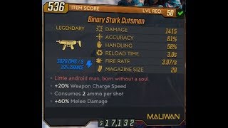 Borderlands 3 Cutsman Legendary Smg And Red Text Effects