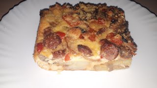 Σουφλέ πατάτας με μανιτάρια!