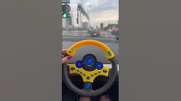 A steering wheel that you can turn? 😳 I can’t believe it 🫢