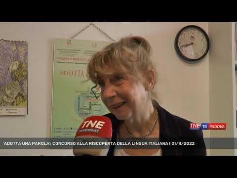 'ADOTTA UNA PAROLA': CONCORSO ALLA RISCOPERTA DELLA LINGUA ITALIANA | 01/11/2022