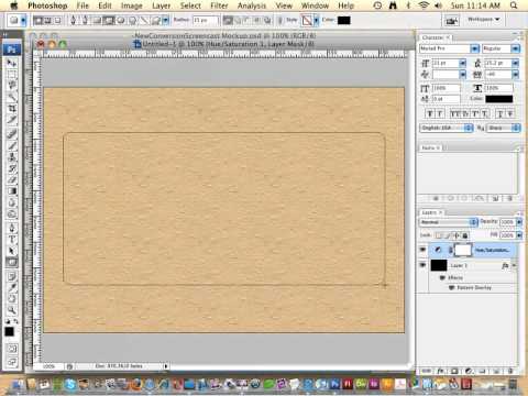 Screencast  #16: Creating the Photoshop Mockup